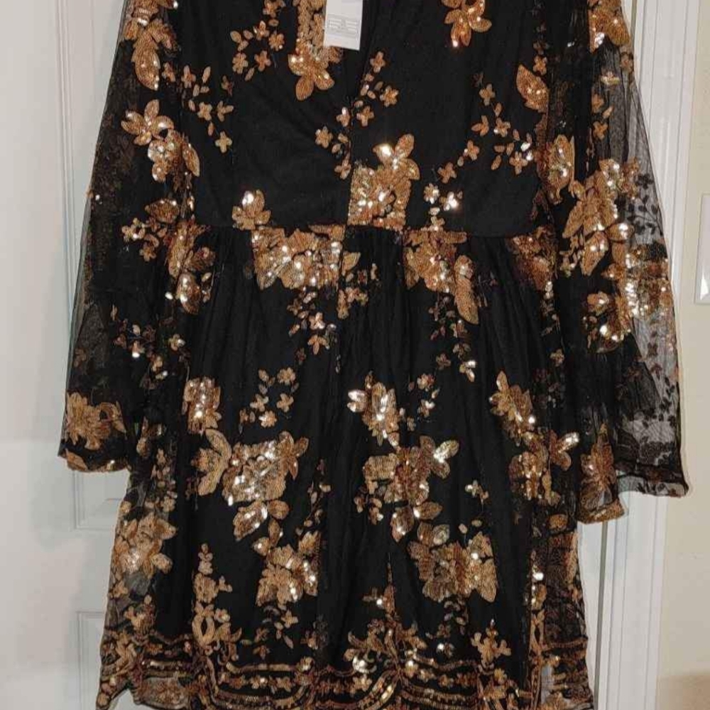 Rose Gold Sequin dress